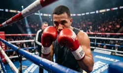 Apostas em boxe, luvas e ringue