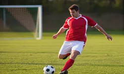 Apostas em futebol, partida de bola rolando