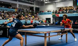 Apostas em tênis de mesa, raquetes e bola